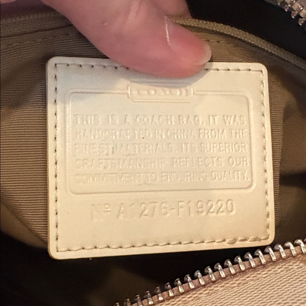 Coach Heritage Stripe Beige with all the Things! - Picture 13 of 14